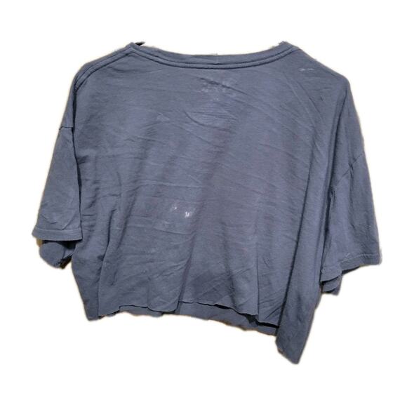 2 Pac Rap Hip Hop Cropped T Shirt One Size S-XL Gray - Picture 6 of 6